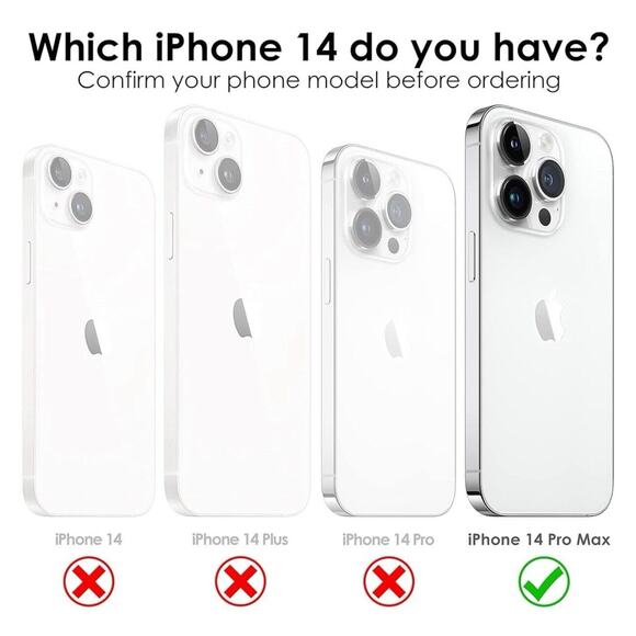 Blaspins Crossbody Case for iPhone 14 Pro Max, Pink, NEW, 49-02 - Picture 4 of 6